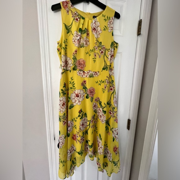 Jessica Howard Dresses Pretty Spring Floral Dress In Yellow Worn A Few Times Size 4p Poshmark